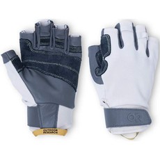 Outdoor Research Fossil Rock II 攀岩半指手套, 2652 白灰,XS, 1個