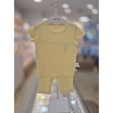 아가방 옐로우 슈크림 인견 반소내의세트 01S357613