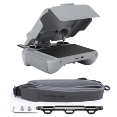 써니라이프 dji RC2 썬후드 커버케이스+메탈브라켓 넥스트랩 패키지 미니5프로/매빅4프로/에어3s/플립 드론 조종기 액세서리, 1세트, 썬후드커버 케이스+메탈브라켓 넥스트랩 1세트, 썬후드커버 케이스+메탈브라켓 넥스트랩