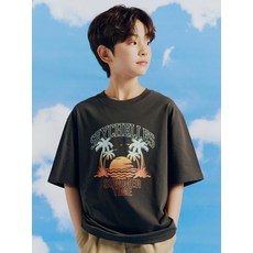 TOPTEN 탑텐 KIDS 남아) 쿨에어 코튼 그라데이션 그래픽 반팔티_MKF3TS1001 MKF3TS1001 444186