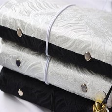 臺灣出貨 新書衣真我 無極 古風刺繡織錦緞手工布書衣 A5A6手帳本 國風禮物, 【活頁】A5備注顏色+紙張空白/方格/橫, 1個