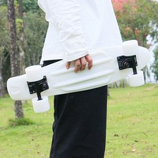 크루져 청소년용 초보자용 초보자 입문용 입문 입문자용, 1개, 화이트보드+블랙브리지+화이트휠