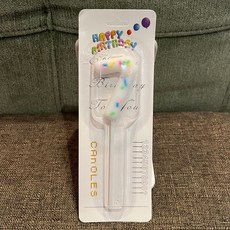 數字蠟燭 生日派對蛋糕裝飾, 7, 1個