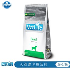 【喵吉】法米納 犬用 腎臟配方 狗飼料 心血管保健 處方犬飼料, 1個, 腎臟配方,2kg
