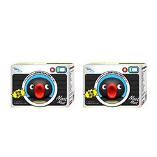 MARtube 핑구 CCD 디지털 레트로 카메라 귀여운 휴대용 카메라 생일선물 플립, 1개, B. 블라인드 박스 2개