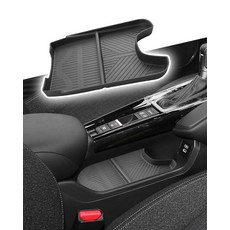 CDEFG 캐딜락 XT4 2020-2025 액세서리 센터 콘솔 오거나이저 트레이 XT4 (프리미엄 럭셔리 스포츠) 2020 2021 2022 2023 2024 2025 팔걸이, HR-V 2023+용 하단 콘솔 트레이