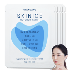 스탠다코 스킨아이스 와이드형 자외선 차단 골프 기미패치, 5개입, 1개