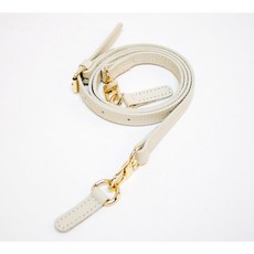 숄더&크로스 가죽핸들 LV2077 크로스끈, 1개, 아이보리(골드)