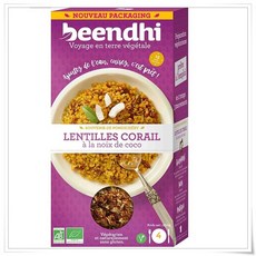 BEENDI 빈디 코랄 렌틸콩 코코넛 믹스, 4개, 250g