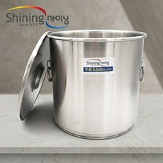 삼원샤이닝 국산 스텐 위생용기8G(30L) 업소용 식깡, 1개
