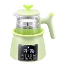 110V 智慧型恆溫調奶器 多功能溫煮茶燉湯, 綠色, 1套