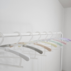 [룰루베이비/국내직접제작] 길이조절 아기 옷걸이, 그린, 1개