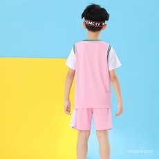 위아원 어린이 농구복 반팔 투피스 스타일 퀵드라이 의류 도매 저지 남녀 초중고등학생 대회 훈련복