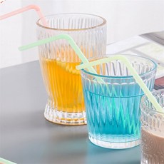 모두다모아 각도조절 빨대 스트로우 각도조절빨대, 블랙50P