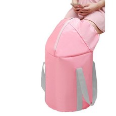 클로버 테크 가정용 접이식 족욕 무릅 보온통, 1개, 핑크