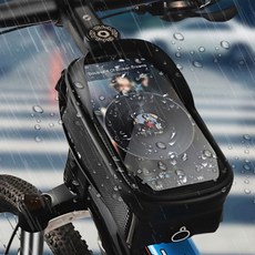 방수 자전거 가방 탑튜브가방 자전거배낭 자전거핸드폰거치대, 자전거방수가방