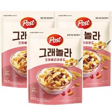 동서 그래놀라 크랜베리아몬드350g x 3개+랜덤선물(ID당1개), 350g
