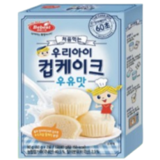 베베스트 처음먹는 우리아이 컵케이크, 우유맛, 80g, 10개