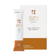 얌티 디카페인 아샷추 피치 샷, 1박스, 10개입, 3g