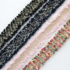 베리베리 트위드리본 길이90cm, 블루(blue), 1개