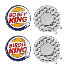 지칸디 다양한 디자인 골프 볼마커 햇클립 세트, 1세트, King