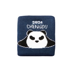 VICTOR 熊貓 2024 成都 運動護腕, 1個, 深藍護腕(單入)