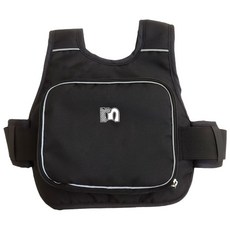 機車安全帶 兒童騎行安全帶 機車背帶, 黑色, 1個