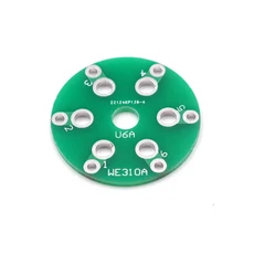 CMC 4pin 5pin 6pin 7pin 8pin 9pin 튜브 소켓 Hifi 오디오 빈티지 튜브 앰프 DIY 용 양면 PCB 보드 어댑터, 1개, 기타, 05 For 6pin