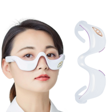 keka 눈가 마사지기 EMS 레드 광선 케어 USB충전 안경식, keka-4066