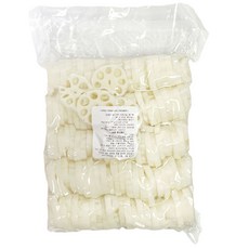 식자재 무염 손질연근 음식점 연근체 슬라이스 연근 1키로, 1개, 기본1