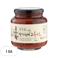 고스락 유기농 발아현미 고추장, 1kg, 1개