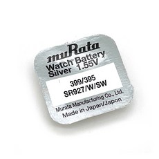 무라타 소니 리튬건전지 시계건전지 배터리 SR927SW 399 395 일본산, 1개, 1개입