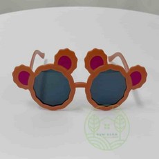 유니룸 곰돌이안경 브라운 어린이생일파티용품