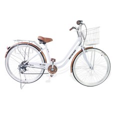 닥터바이크 생활용 시마노 7단 20인치 남녀공용 생활자전거 60.96cm XL-24S, 1개, 155cm, 화이트-미조립