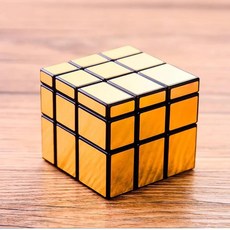 매직 큐브 리프 기울어 진 피드 전문 퍼즐 선물, 26. Gold, 1개