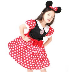 Disney 迪士尼 米妮卡通角色扮演洋裝