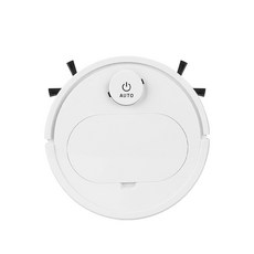 家用Es350APP全自動定時掃地機器人智能遠程三合一掃地機, 中文包裝+中文說明書, 白色普通款