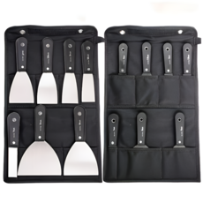 다용도 고탄소강 퍼티 나이프 도구 페인트 및 벽지 제거용 퍼티 작업 공구 가방 포함 7종 세트, 1세트