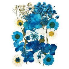 레진 압화 꽃 천연 건조 스티커 스크랩북 22종 1개, 2