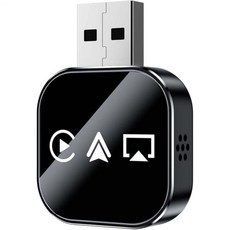 2026년형 업그레이드 3 in 1 무선 카플레이 어댑터 유선에서 무선으로 화면 미러링 오디오 연결 iOS Android 지원 2.4 5GHz Wi Fi 블루투스 5.0 미니, For iphone