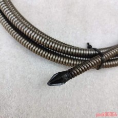 穿線拉線神器 20預埋穿線管疏通神器 電工網線管堵塞疏通器 水泥漿混泥土排堵器, 四刃刀頭焊接款（不帶助推器）,8毫米線管彈簧疏通器1.5米