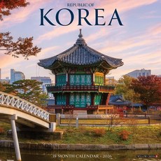 (英文圖書)Korea (Republic Of) 12 X 12 Wall Calendar Spiral, Willow Creek Press Calendars, 英文, 螺旋裝訂
