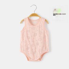 DFMEI 吊帶包屁衣夏嬰兒背心薄款新生兒寶寶夏季透氣三角哈衣男女連體衣