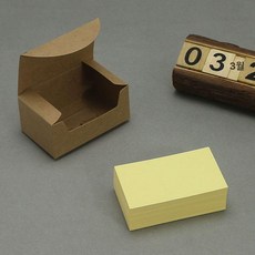 모서리 둥근 손글씨 카드 200장 크마스 제작 입체 감사 축하, 1박스, 직각 카드 옐로우 200장