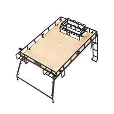 지붕 금속 수하물 랙 카멜 컵 1/10 RC 크롤러 자동차 Traxxas JING GUAN 디펜더 레인지 로버 313mm 휠베이, 01 Jingguan D90, 1개