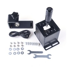 트러스트마스터 조이스틱 PC USB H 기어 시프터 G27 G29 G25 G920 T300RSGT 시프트 노브 ETS2 심레이싱 스트레이트 브래킷 포함, 1개, 1.Gear Shifter 7R