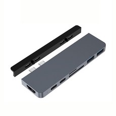 【HyperDrive】7-in-2 USB-C Hub (二代) 多功能集線器 原廠保固/發票, 太空灰, 1個
