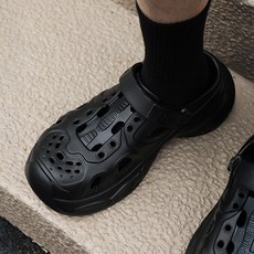 GRND 그라운더 슬리퍼 샌들 남성 발편한 EVA 쿠션 방수 멀티샌들 아쿠아 키높이 사무실 다용도 실내화 R-S39