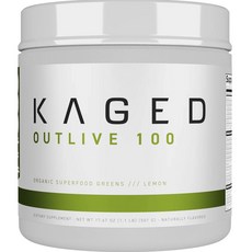 KAGED MUSCLE Outlive 100超級食物 綠檸檬口味, 1個, 501g