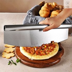 피자커터 반달 도우커팅 칼날 피자자르는도구 30cm 주방도구 반달모양칼
